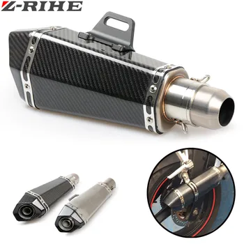 

Universal 36-51mm modified scooter motorcycle exhaust pipe muffler For Kawasaki Yamaha TMAX-500 tmax-530 KTM DUKE 250 390 Honda