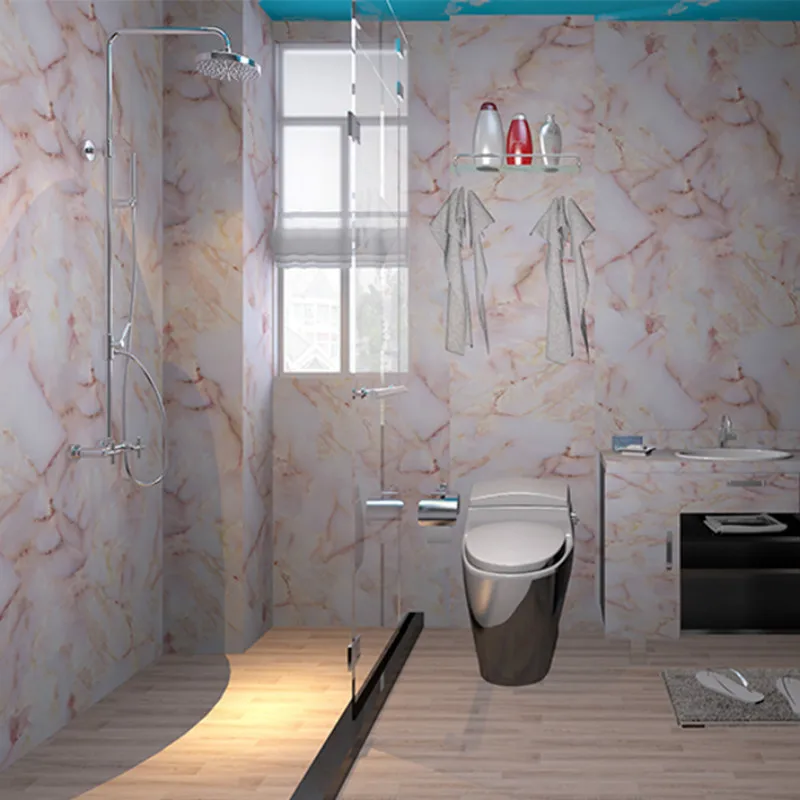 Marble Self-adhesive Paper Waterproof Pvc Kitchen Oil Wall Stickers Countertop 60x100 Cm Refurbished Paper