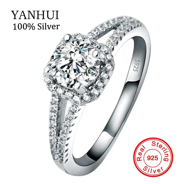 50 Off Yanhui Fine Jewelry Original Natural 925 Solid Silver Yanhui Fine Jewelry Original Natural 925 Solid Silver Wedding Ring