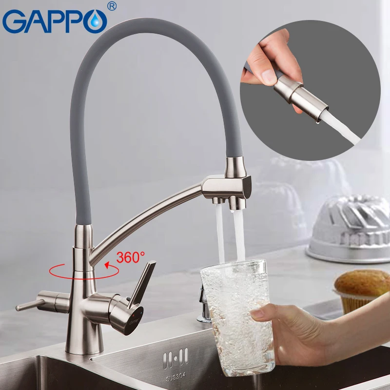  GAPPO water mixer kitchen faucet taps kitchen mixer tap torneira with filtered water tap Brass kitc - 32850168022
