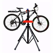 RU Home Mechanic Folding Steel bike stand repair bike holder bicycle parking rack Maintenance rack repair tool bmdt bicycle wheel bicycle wheel truing stand maintenance mechanic at home truing stand support bicyle repair tool 36 x 28 x 4