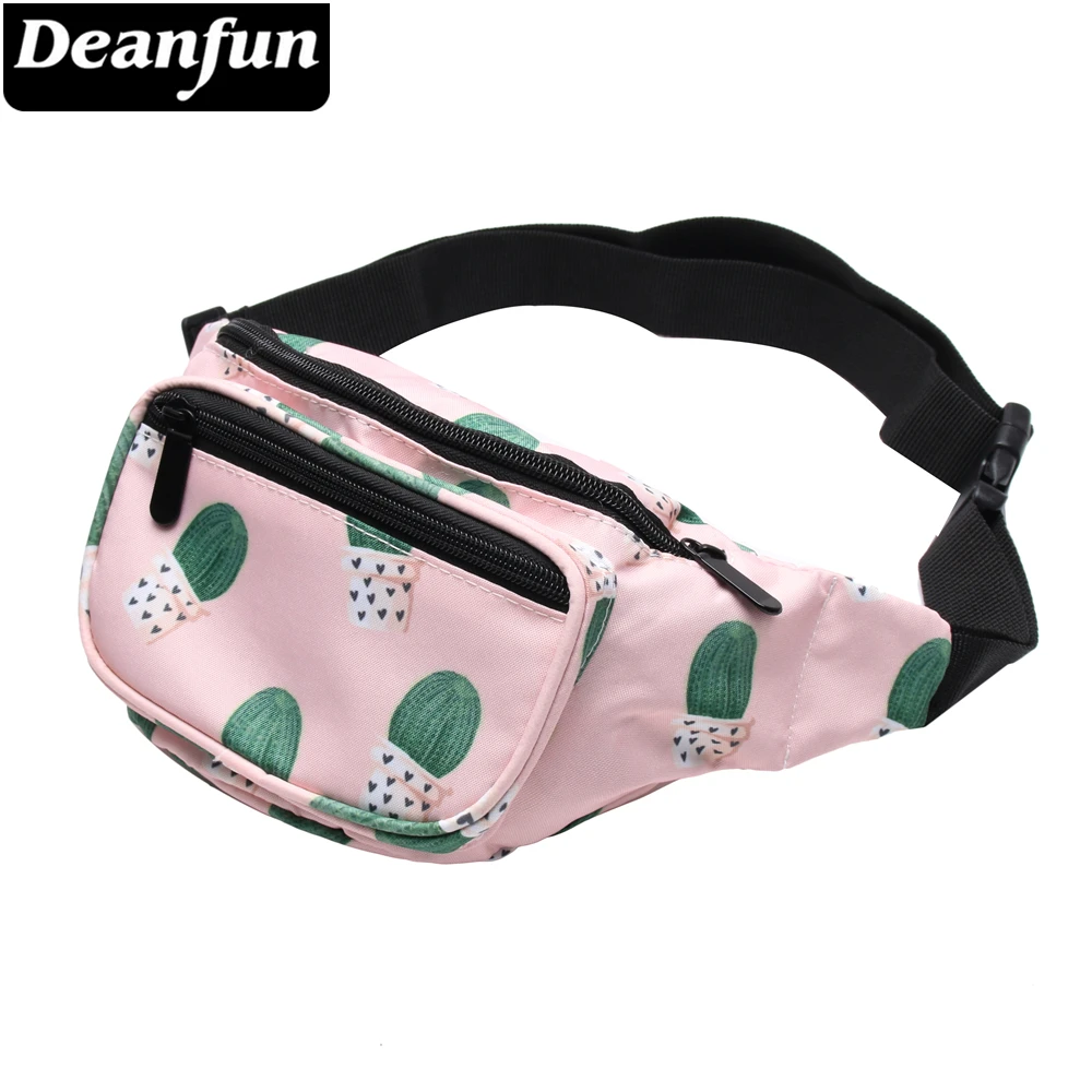 Deanfun 3D печатных кактус розовый большой поясная сумка для женщин Дорожные сумки DYB1