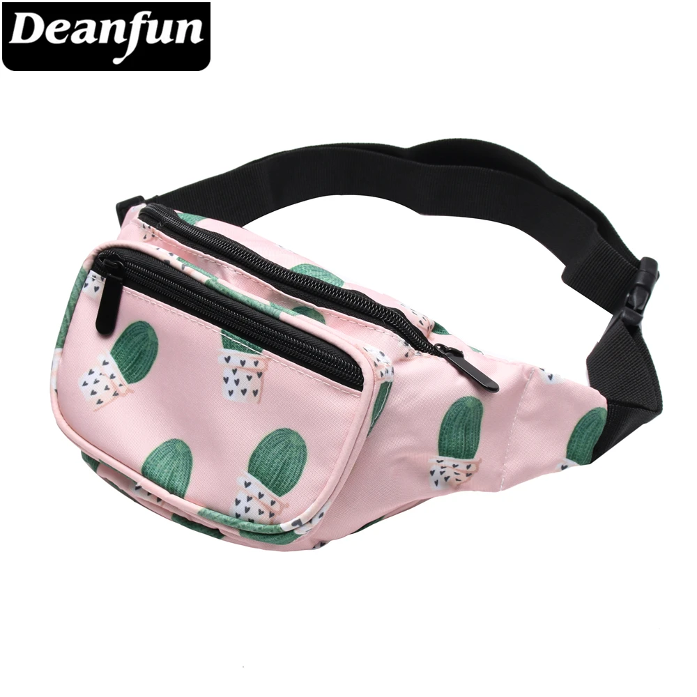Deanfun 3D المطبوعة الصبار الوردي كبيرة الخصر حزمة فاني حزم للنساء السفر أكياس DYB1 Deanfun 3D المطبوعة الصبار الوردي كبيرة الخصر حزمة فاني حزم للنساء السفر أكياس DYB1