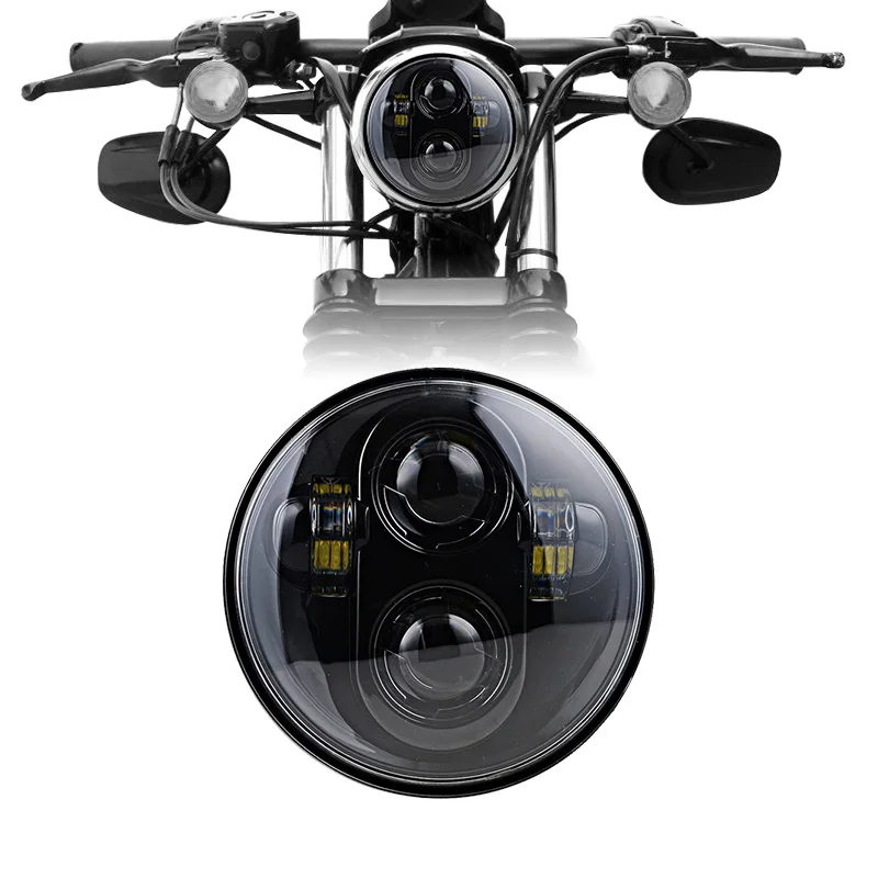 Аксессуары для Moto 5 75 &quot5 3/4 мотоциклетный проектор 40 Вт Светодиодная лампа Sporter 883