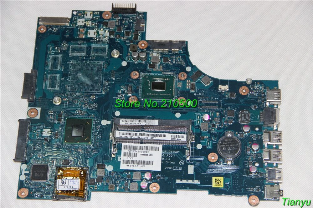 671dp Dell Inspiron 15 3521 5521 Laptop Motherboard W Intel Dual Core 2117u 1 8ghz Cpu Laptop Replacement Parts Computer Components
