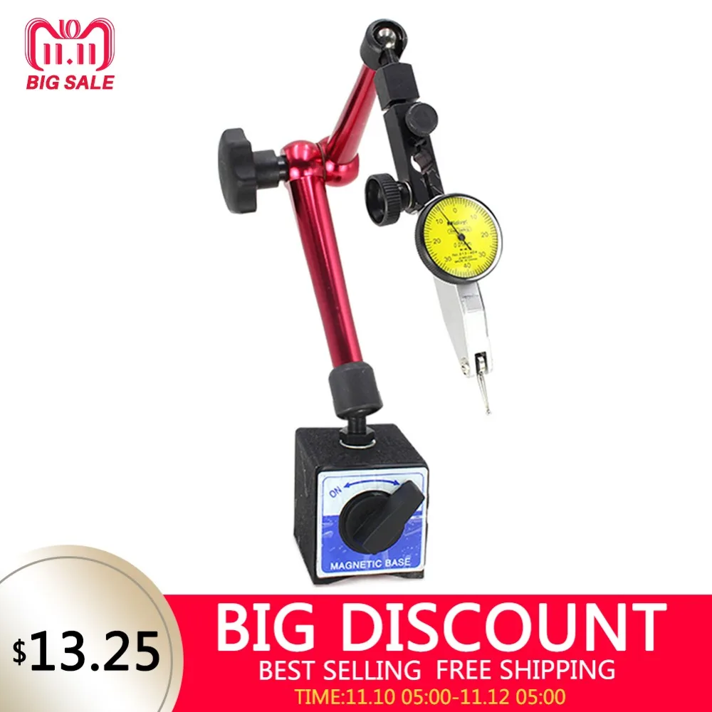 High Quality Mini Universal Flexible Base Holder Stand & Dial