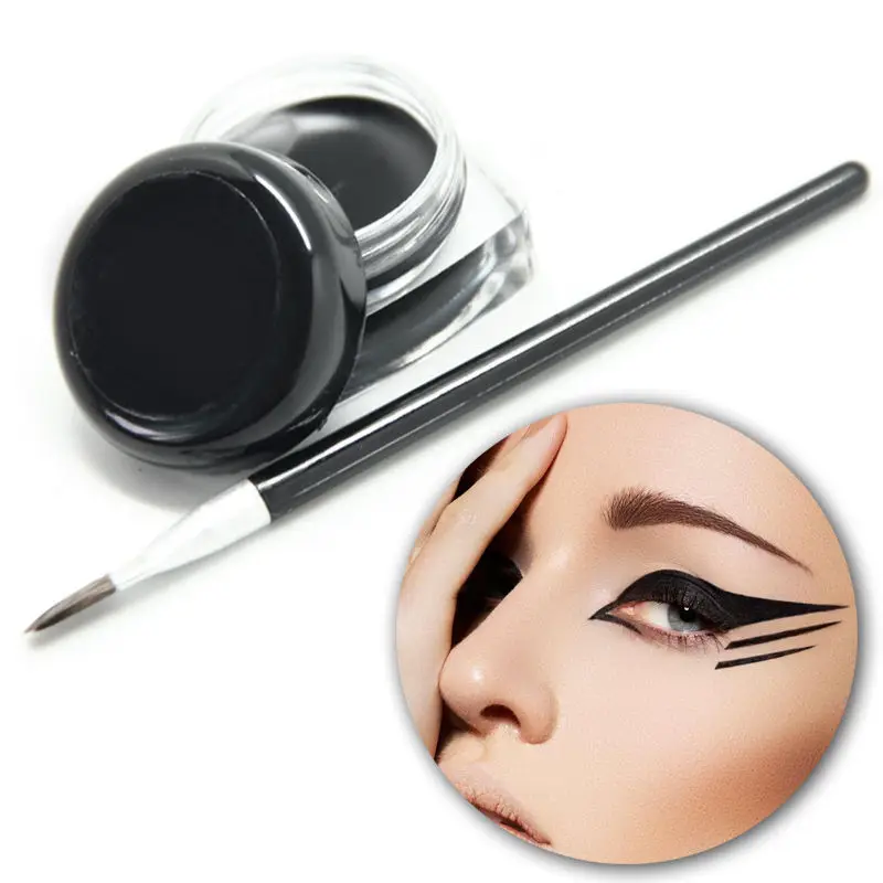 

1 Set Smoothly Shape Eye Liner Eyeliner Gel Makeup Brush long lasting Line