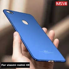 Xiaomi Redmi 4X чехол Msvii Роскошный ультра тонкая жесткая задняя крышка из ПК Xiomi Redmi 4x4 x Pro Prime глобальная версия чехол для телефона s