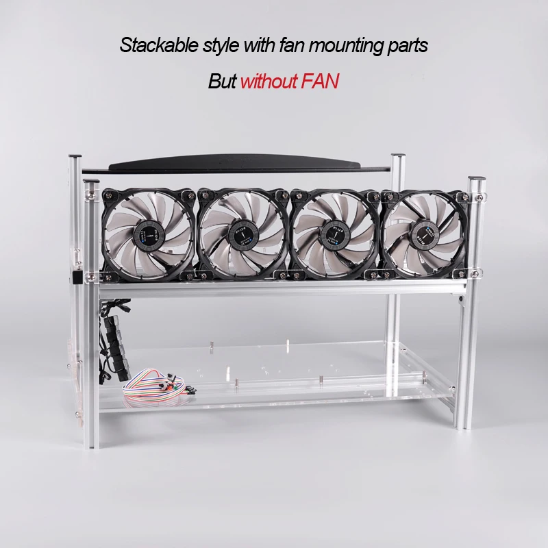 PC S590S S Stackable with Fan Fixing Parts Computer Fame 6 font b Graphics b font