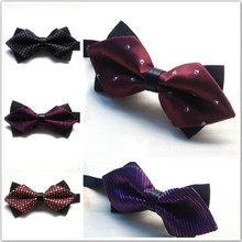 2 тон Для мужчин s галстуком-бабочкой в клетку Для Мужчин's Для женщин смокинг из искусственной кожи Галстуки бантом-бабочкой и 30 Цвета, 500 шт