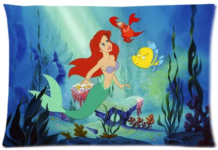 Free Shipping Custom Ariel The Little Mermaid Pillowcase Polyester