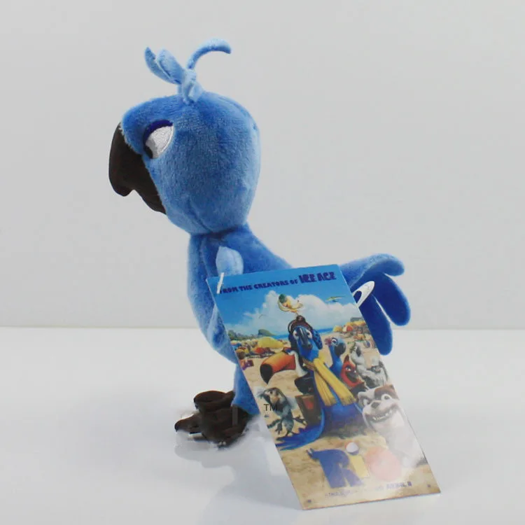 Rio 2 игрушка маленький голубой попугай Tiago плюшевые 14 см Горячие из фильма РИО мягкие животные птицы плюшевые игрушки для детей подарок