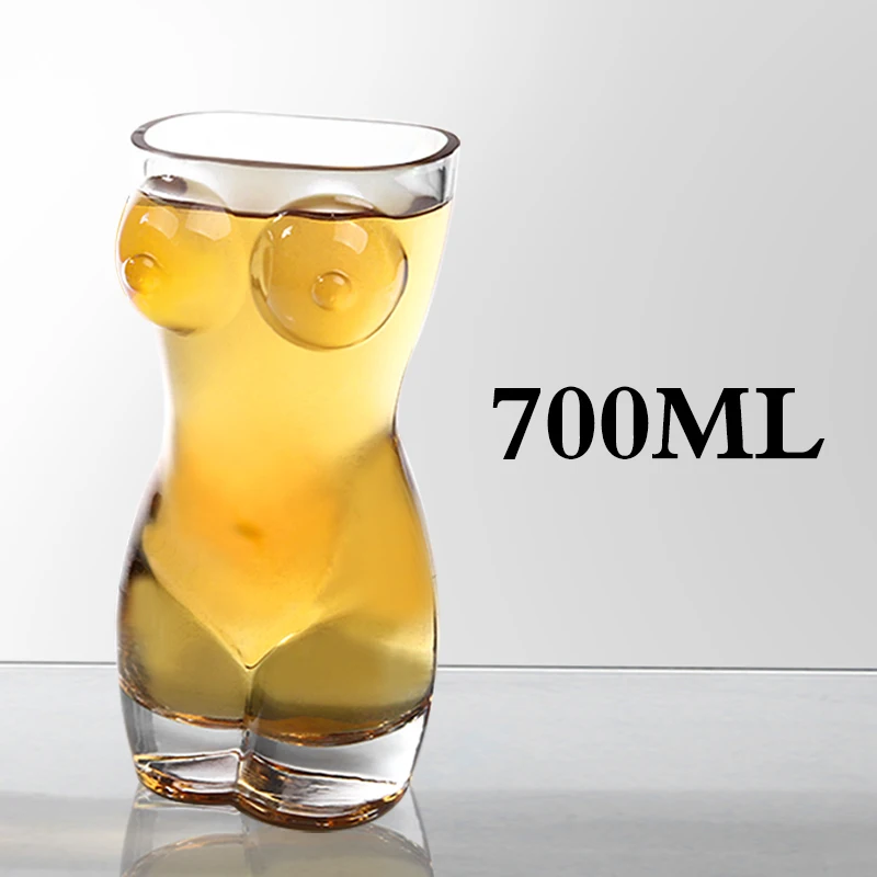 700ml woman Бар личность сексуальная обнаженная Обнаженная мужчины вино Пшеница пивное стекло дух человеческого тела вкус Кубок красота герой туба вина чашка короткое стекло es - Цвет: 700ml woman