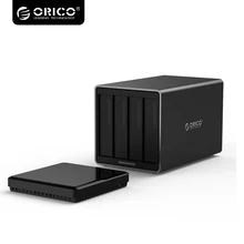 ORICO 4 Bay Type-C Hard Drive Dock Support 40TB storage USB3.1 5Gbps UASP with 12V6.5A Adapter Tool Free HDD Enclosure NS400C3