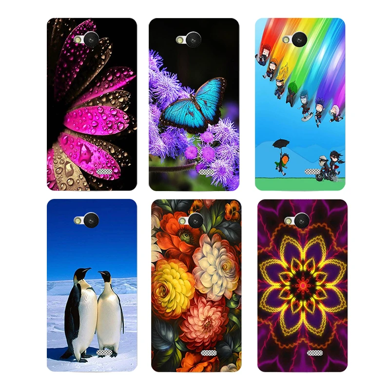 Fundas de teléfono para coque funda LG L90 D405 D410 D415 casos suave cubierta de silicona gato casos de teléfono para LG l90 D415 cubierta mariposa