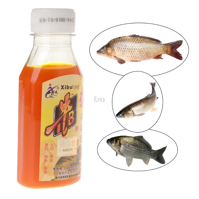 

New90ml Fishing Bait Artificial Lure Liquid Carp Flavor Additive Fishy Smell Bottle yhq