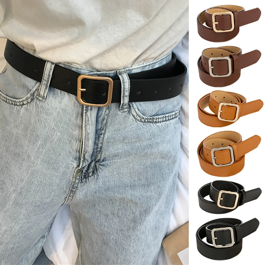 

Fashion Men's And Women's Univer Fashion Retro Pendant Leisure Wide Belt
