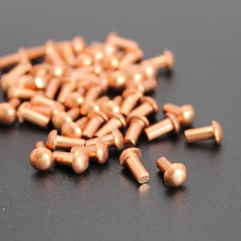 

Solid copper rivets Round head,many sizes for choice