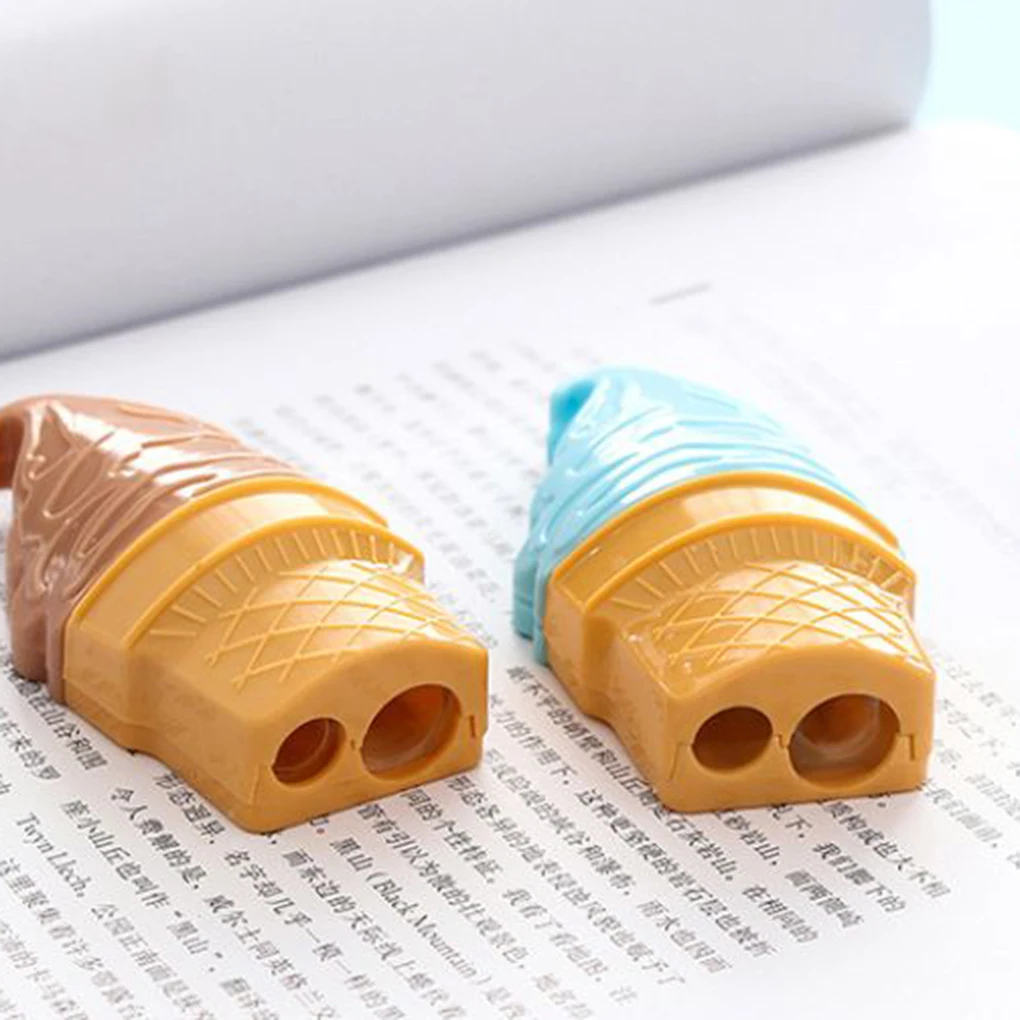 Креативные милые мороженое точилка для карандаша резак Ножи канцелярские принадлежности для студентов питания подарков офис школы