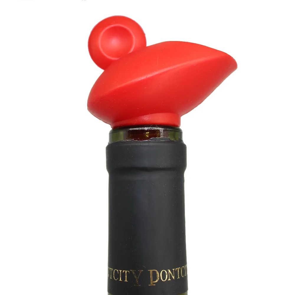 Silicone Wine Stopper Pourer Unique Bottle Cork Topper Spout Plug Cap Seal Essential Wine