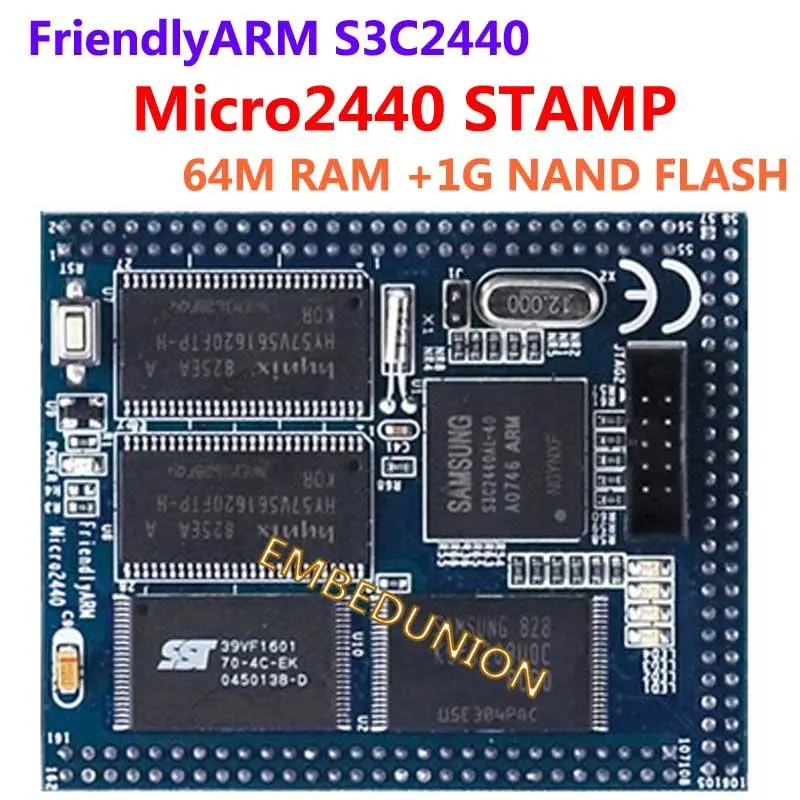 FriendlyARM Stamp Core Module S3C2440 Micro2440 64M Ram 1G Nand Flash Samsung S3C2440 ARM9 support Linux