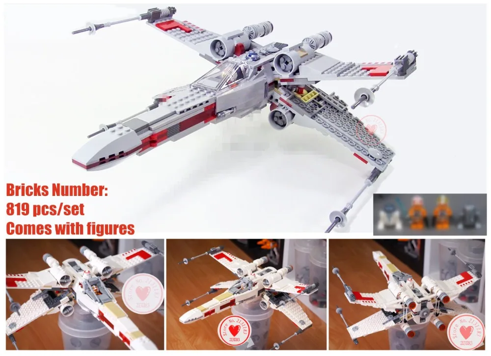 

New 2018 05145 Star Wars Series X-Wing Starfighter Compatible Legoing 75218 Building Educational Toys Model DIY Blocks Bricks