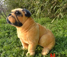 Children’S Toy Dog Squatting Starling Large Plush Toys Doll Simulation Animals Pet Gift 65cm