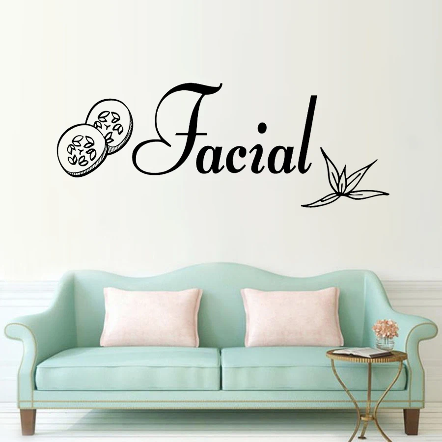 Skin Care 10 Wallpaper Poster with Adhesive Backing Wall Sticker Decor Indoors Interior Sign African Services Horizontal