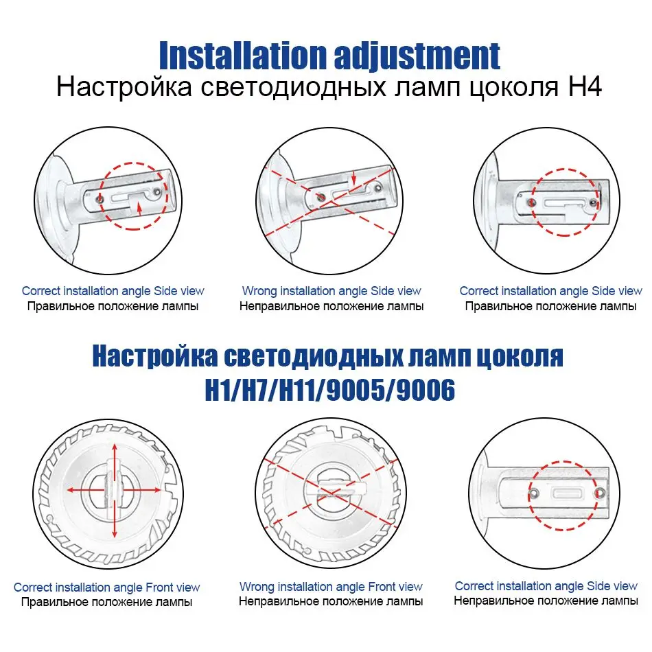 Carlitek 8 граней 13500LM H1 H11 светодиодный мини H7 H3 H8 H9 H27 5202 9005 9006 880 881 Автомобильные фары лампы противотуманного фонаря 30 Вт со светодиодными кристаллами 6000K