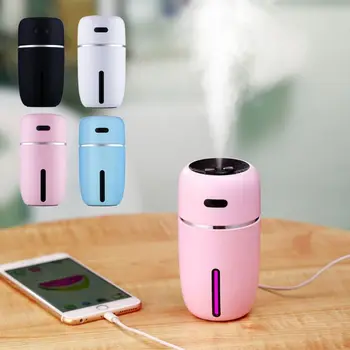 

200ml Ultrasonic Essential Oil Diffuser Aroma Aromatherapy Night Light Fine Fog Humidifier Household Room Decor Car Accessory