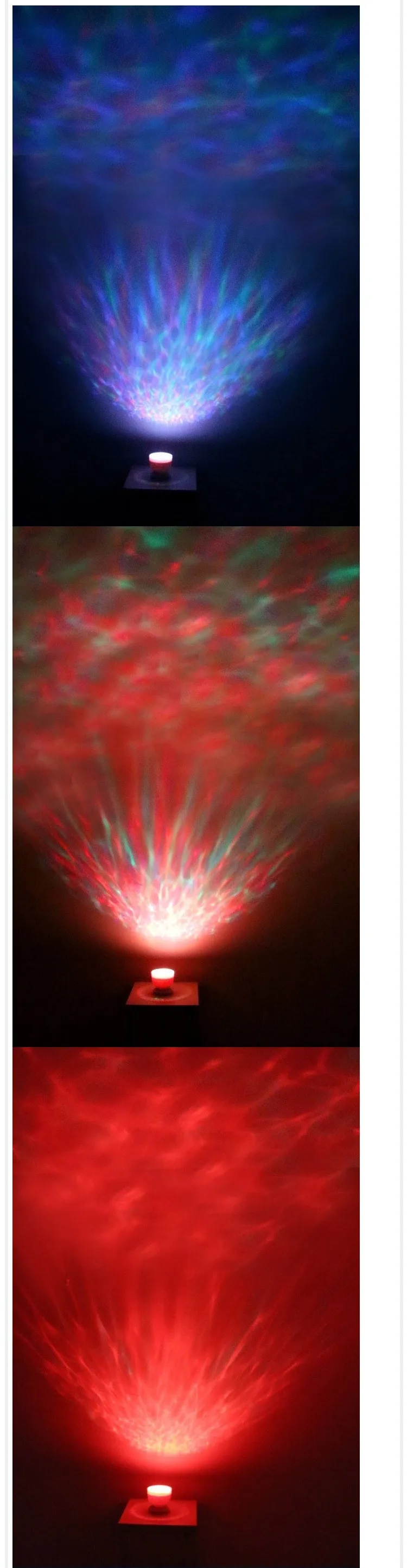 Светодиодный ночник волны океана Аврора Мастер многоцветный проектор лампа с батареей удивительный динамик Романтический расслабляющий ligting