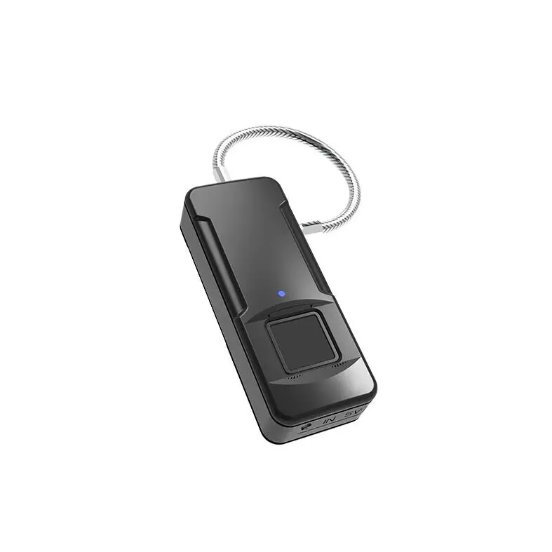 Waterproof IP65 Mini portable Fingerprint Lock padlock Anti Theft outdoor cabinet bag Biometric handbag lock | Безопасность и