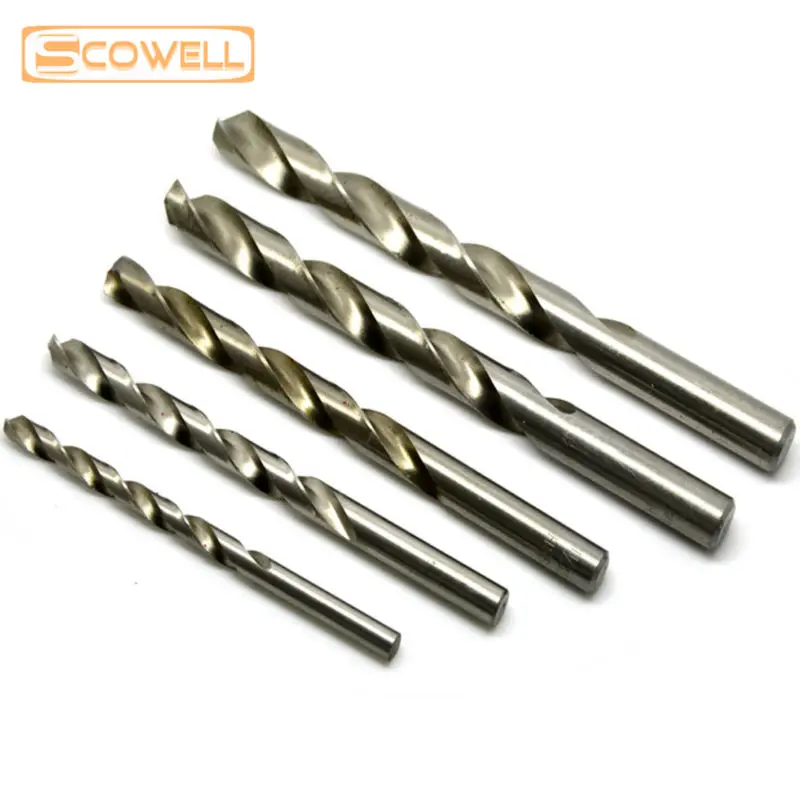 20% OFF 3mm-7mm HSS M2 fully ground straight shank twist drill bit for metal ,professional 10pcs/box DIN338 twist drill bit