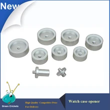 9 unids/set Fuerte de Aleación de Aluminio de 26mm ~ 44mm Bisel Reloj Muere Establecido Para RolexWatch y TudorWatches Caja De Cristal prensa
