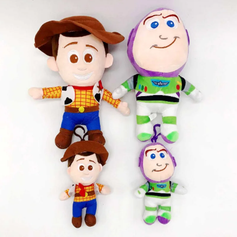 

15cm 25cm Toy Story 4 Woody Buzz Lightyear Soft Plush toy Stuffed Doll Figure Cartoon Toys for Children Gift