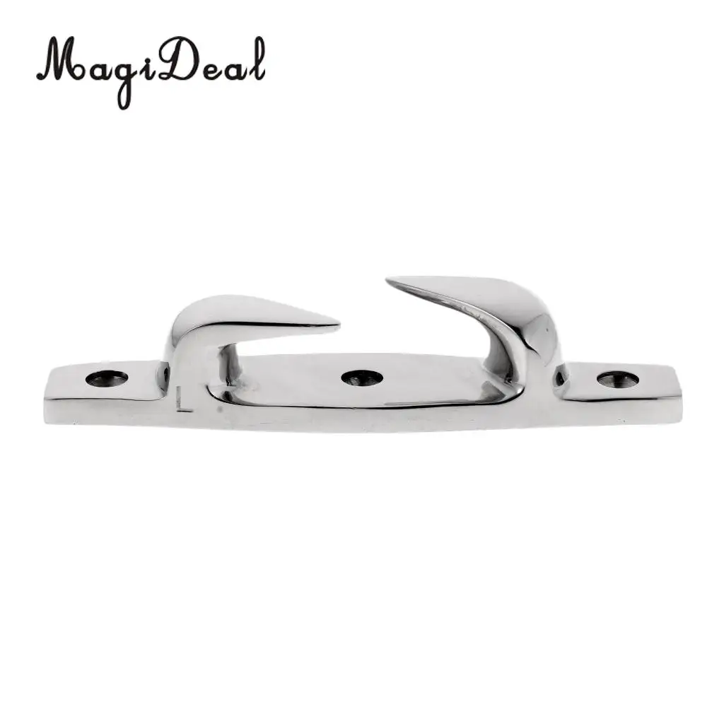 MagiDael Heavy Duty Stainless Steel Handed Fairlead Marine Boat Deck Skene Cleats 6' 154mm Left/Right for Mooring Anchoring Boat