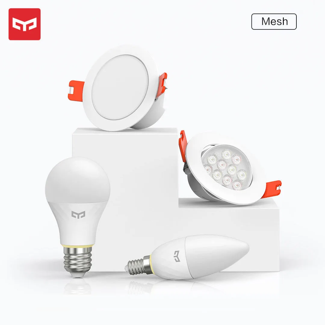 

XIAOMI MIJIA Yeelight Smart Light Source Set Bluetooth Mesh Edition Smart light Bulb and Downlight Spotlight Work with MI Home