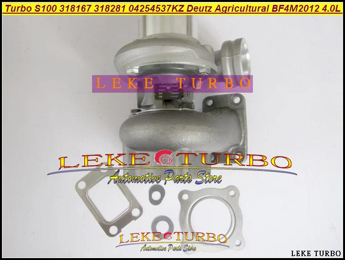 Turbo S100 318167 318281 317020 04258025KZ 04254537KZ 04258199KZ 04254537KZ для Deutz сельскохозяйственный трактор BF4M2012 4.0L 118KW