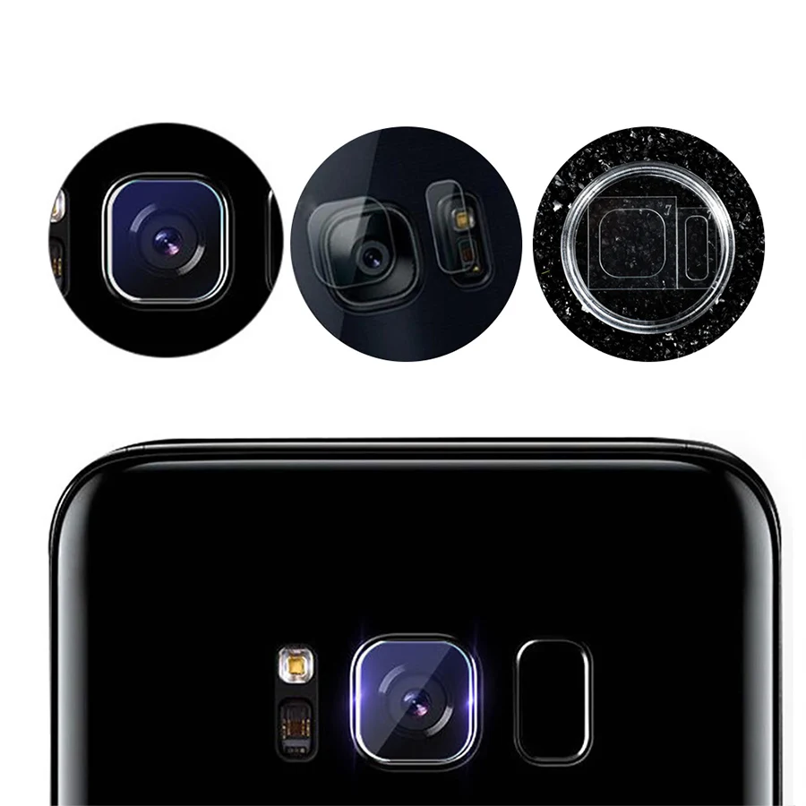 2PCS Back Camera Lens Film Tempered Glass Protector For Samsung Galaxy S8 Plus S8 Note 8 HD Back Lens Screen Protective Cover (1)