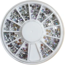 Украшение для ногтей супер яркий квадратный AB дрель порошок для маникюра для гель лак для ногтей советы M2020