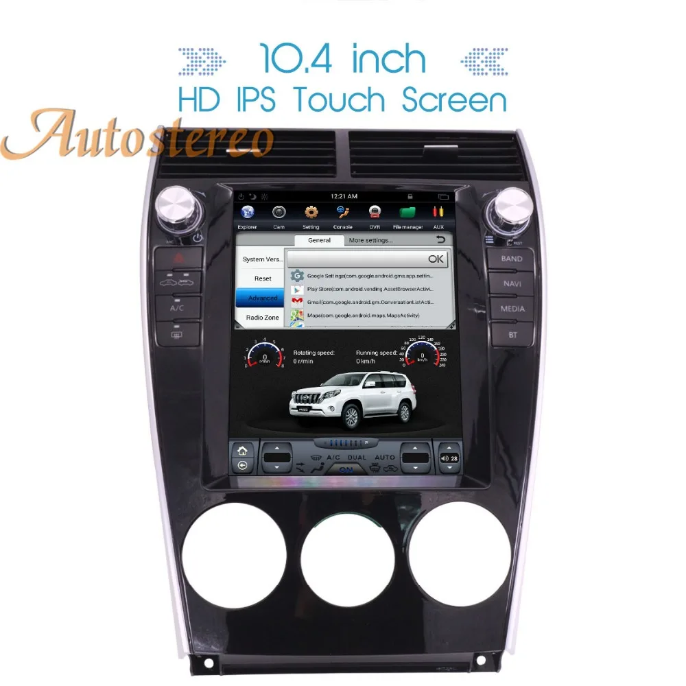 Flash Deal Android 7.1 Tesla style Car no DVD Player GPS Navigation For Mazda6 2002-2008 radio tape recorder stereo headunit multimedia IPS 3