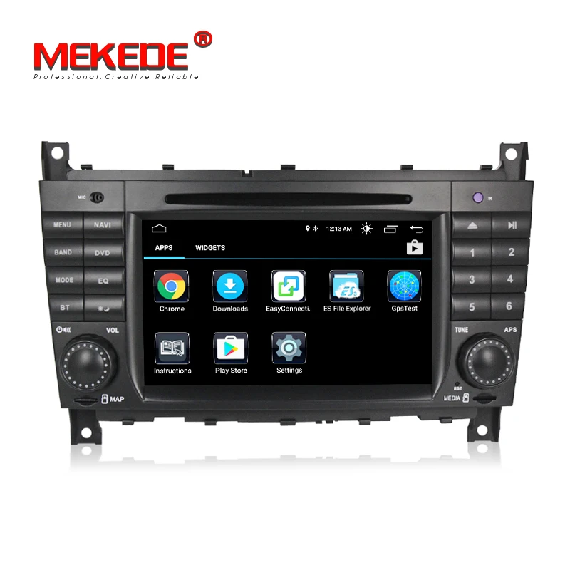 Mekede android8.1 Автомобильный мультимедийный gps dvd-плеер для Mercedes Benz Sprinter C Class W203 C200 Viano Vito CLK W209