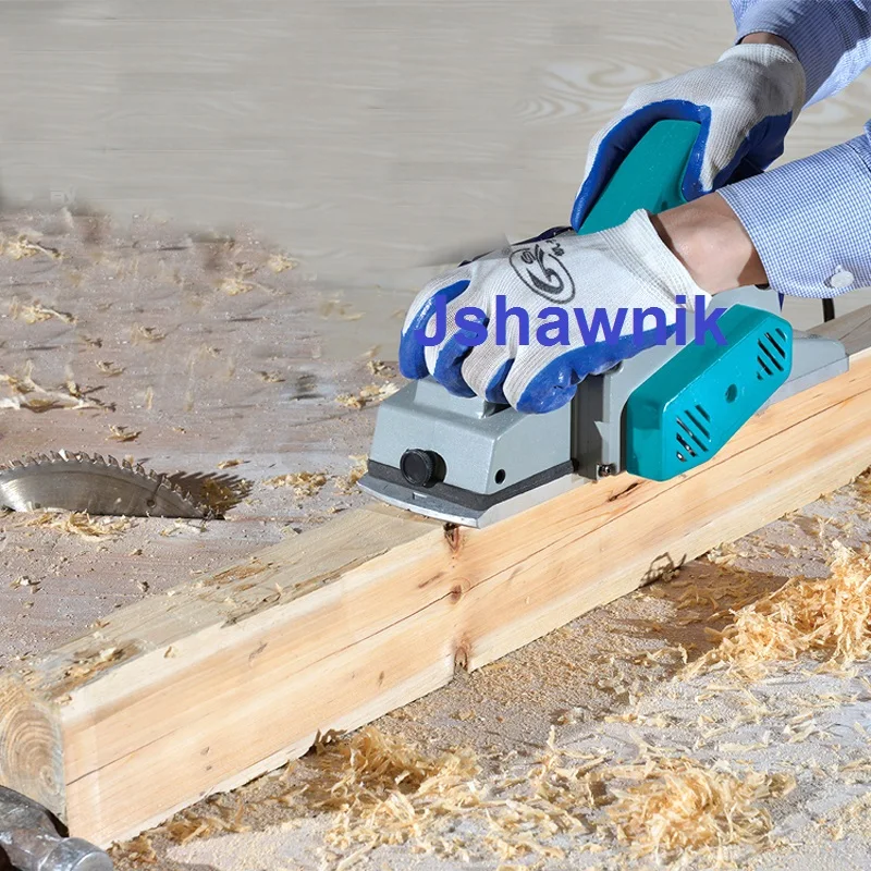 Large power electrical woodworking plane household multifunction planer