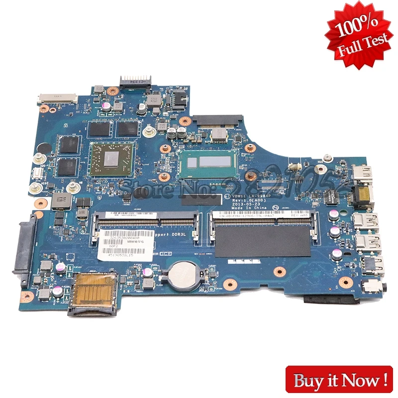 Nokotion VBW11 LA-9984P для Dell Inspiron 17R 5737 CN-0DYFMW 0 DYFMW материнская плата для ноутбука с R9 M200X SR16Z I7-4500U Процессор на борту