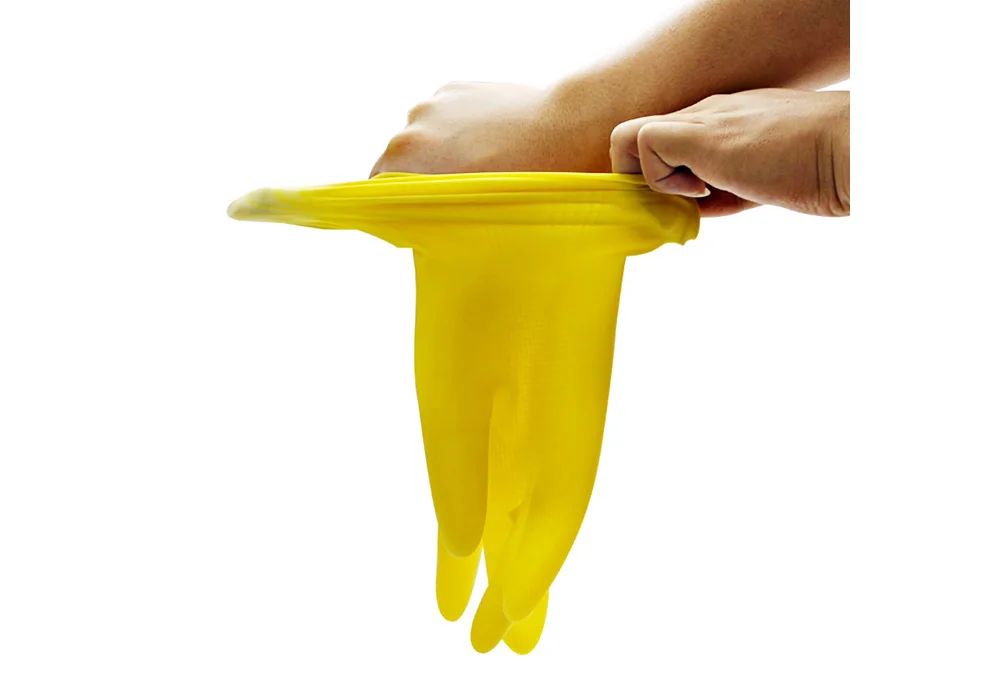Long Rubber Gloves For Work Washing Cleaning Safety Gloves (2)