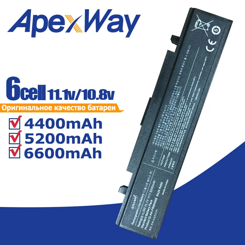 ApexWay Батарея для SamSung R428 R429 R430 R460 R425 RF511 NP300E5C AA-PB9NC5B AA-PB9NC6B AA-PB9NC6W AA-PL9NC6W AA-PB9NS6B