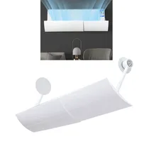 Домашняя регулируемая крышка для кондиционера лобовое стекло кондиционер перегородка щит ветряной направляющей месяц прямой анти-Ветер щит Белый