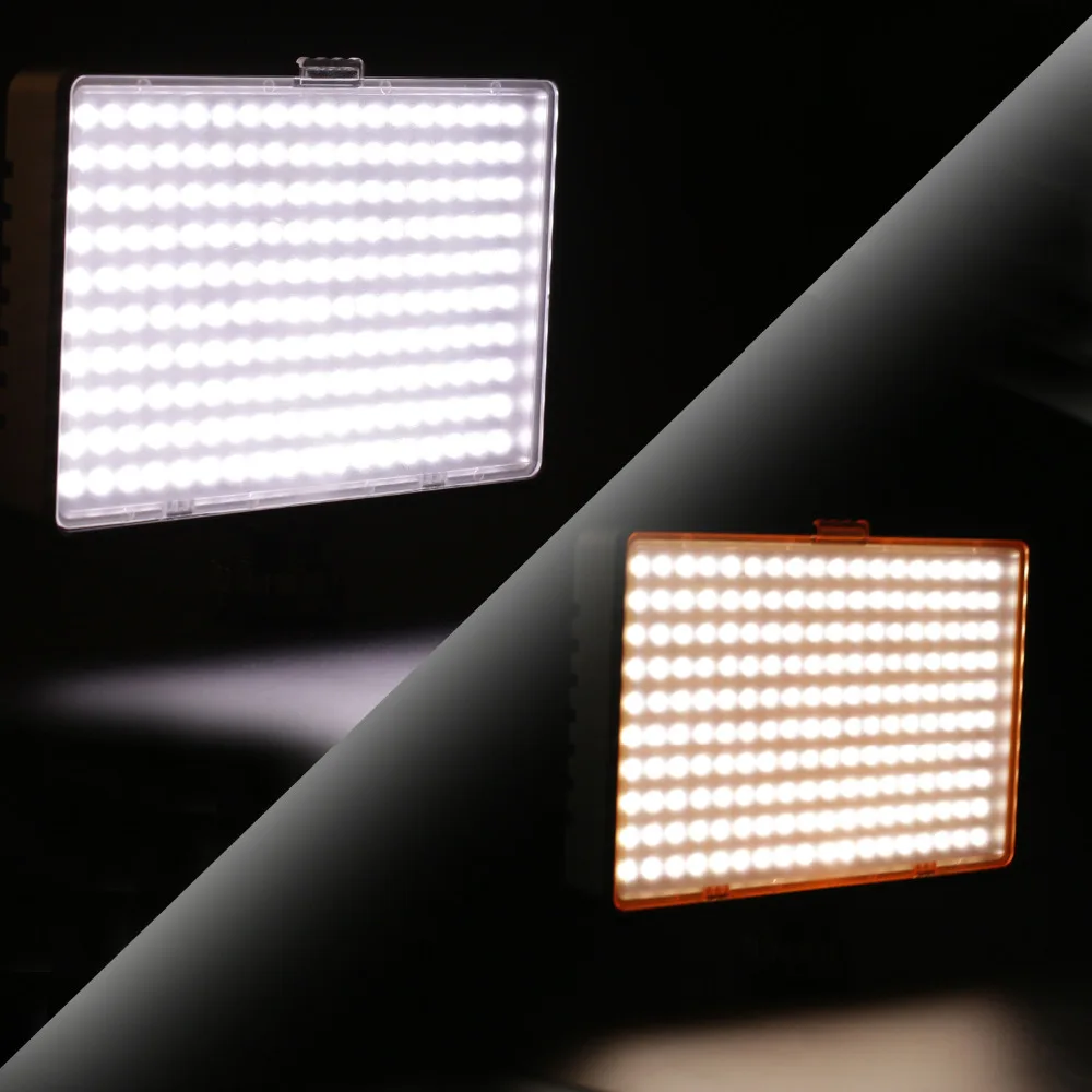  spash TL-180S Professional LED Video Light Dimmable 3200K/5600K 180 LEDs Hand-held Photography Ligh - 32801359802
