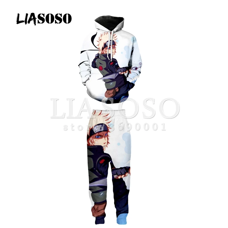 LIASOSO Объёмный рисунок (3D принт) унисекс героя аниме Наруто Какаси из Shikamaru Nara