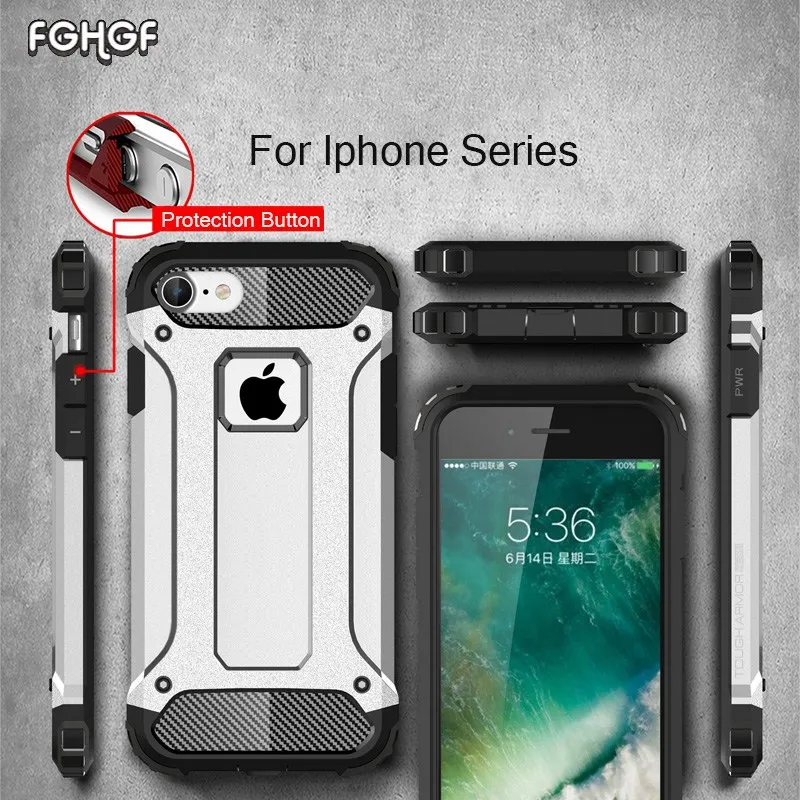 

FGHGF Phone Case For Iphone 7 8 Plus Cover Silicone Trend Sofe TPU Shell 360 Degree Full Protection Anti-drop Good Quality Coque